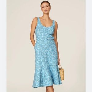 Floral Sky Blue Dress